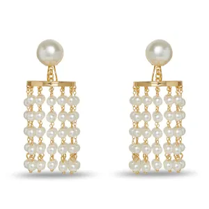 PEARL CHANDELIER EARRINGS