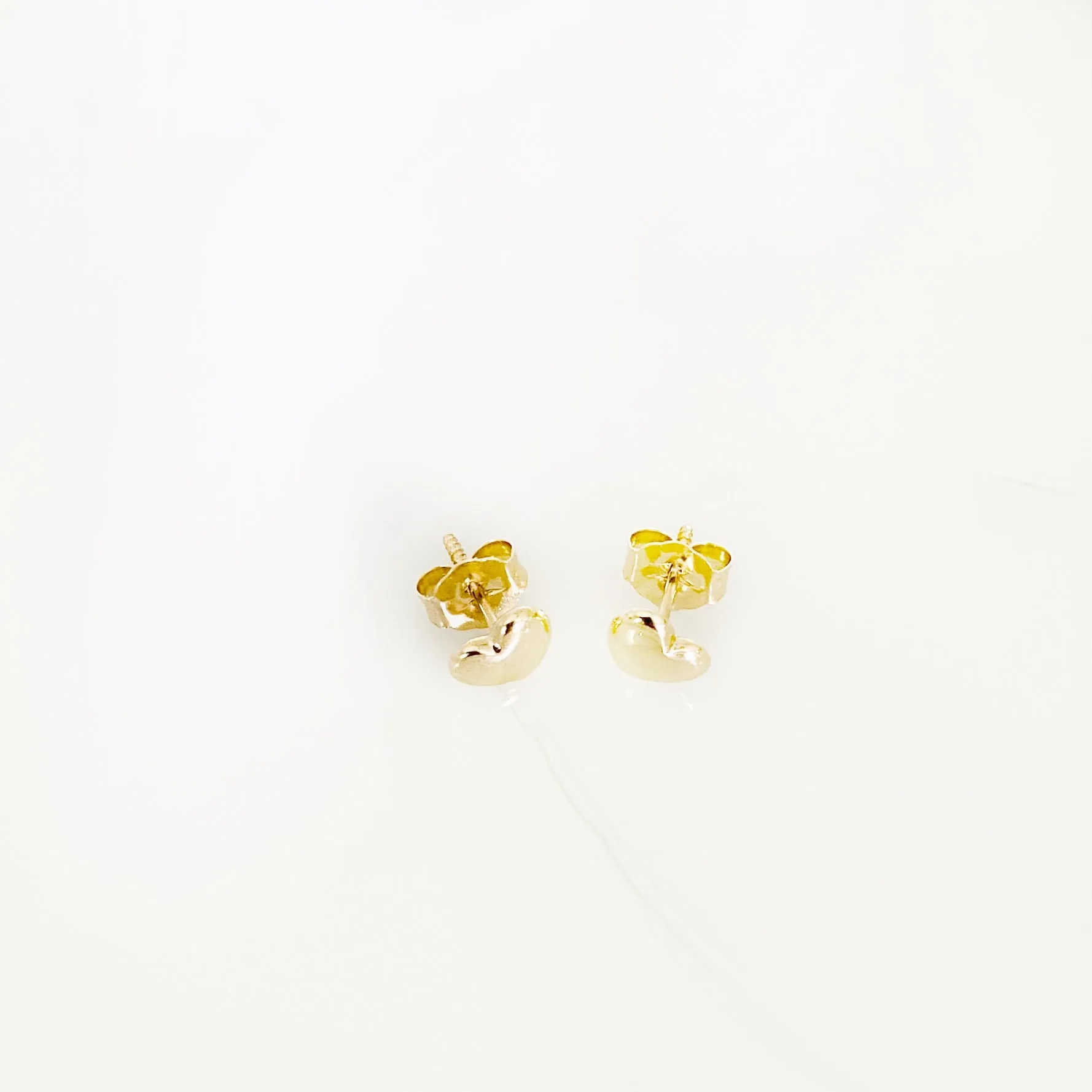 Puff Heart Stud Earrings