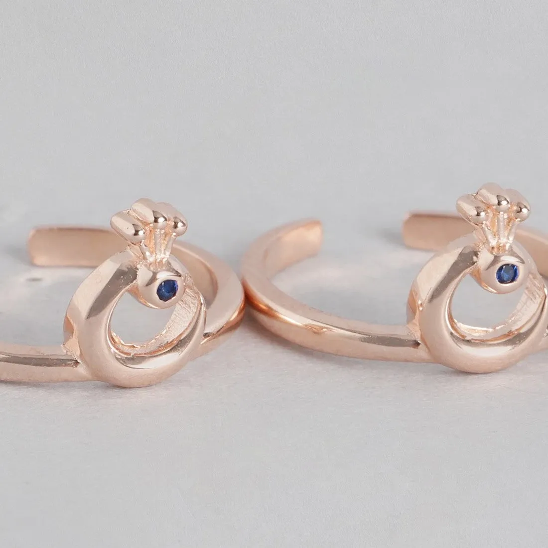 Rose Gold Plated 925 Sterliing Silver Toe Rings