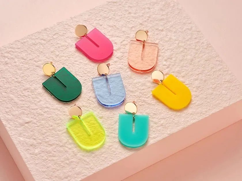 Sama Rakk Mini Ula Earrings (Multiple Colors)