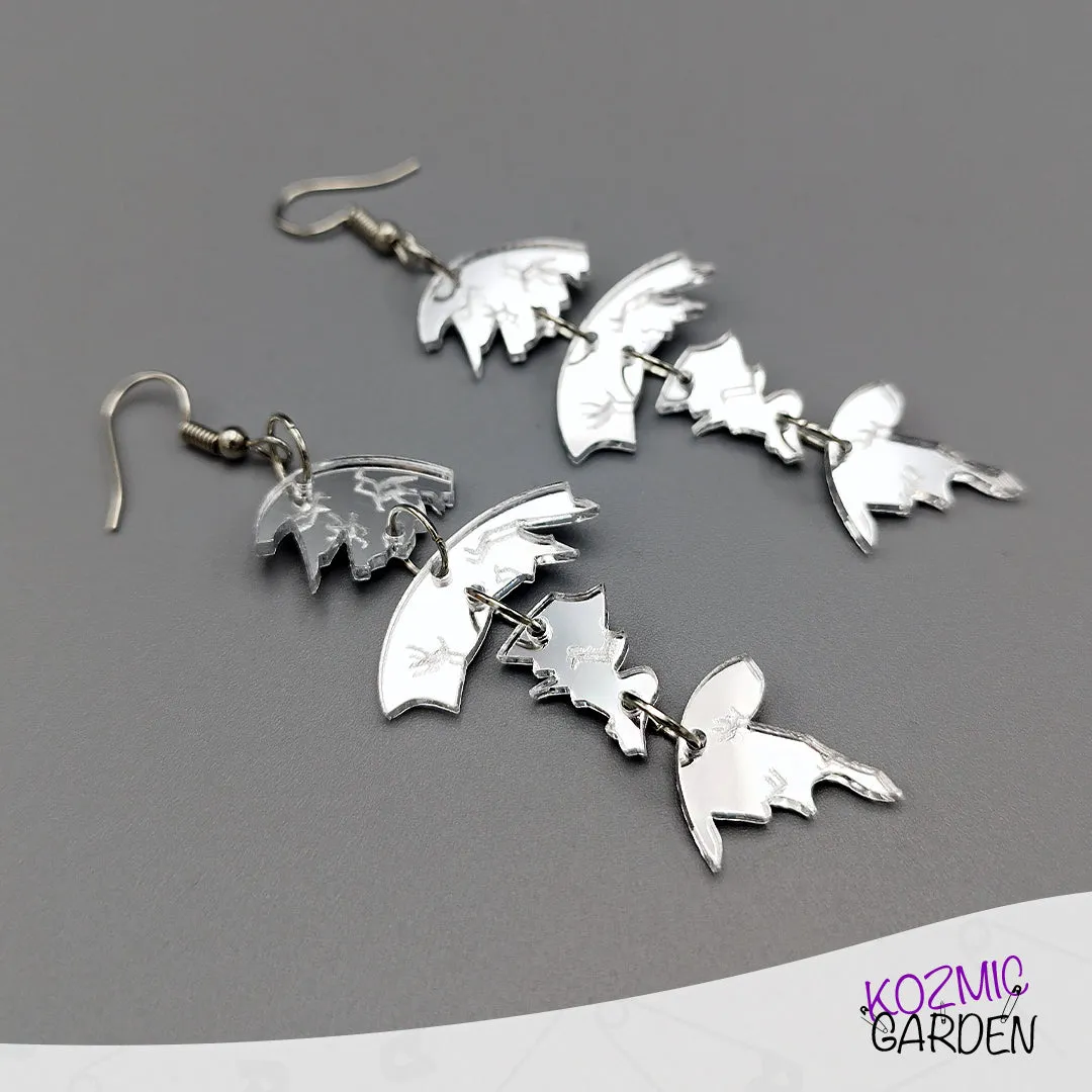 Shattered Mirror Pieces Earrings | Embrace Your Reflection!