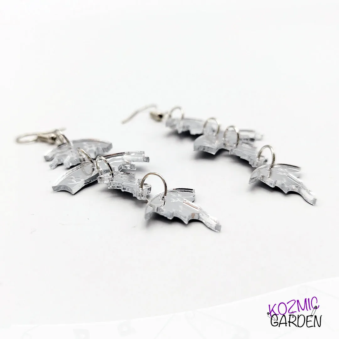 Shattered Mirror Pieces Earrings | Embrace Your Reflection!