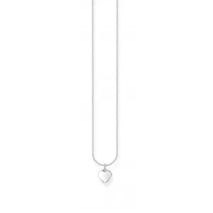 Silver Heart Necklace KE2049-001-21