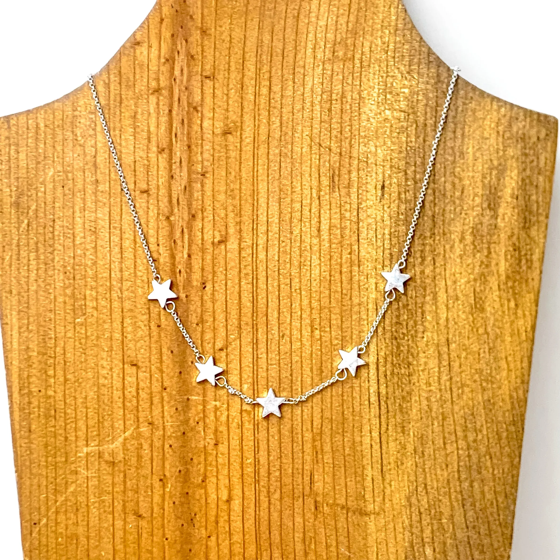 Silver Star Necklace