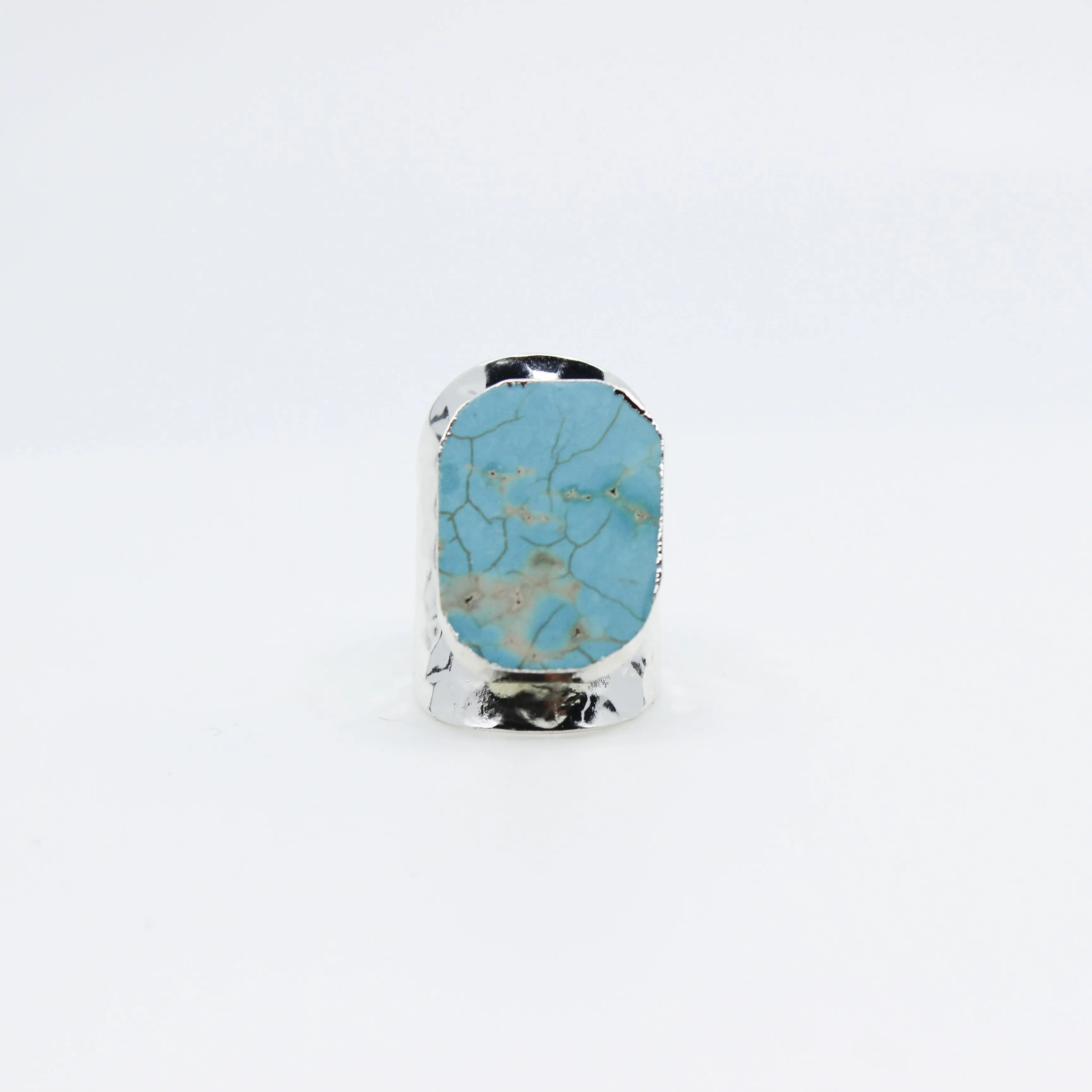 Stand Tall // Turquoise Statement Ring, Gold or Silver, Boho Jewelry, Modern Bohemian // BH-R007