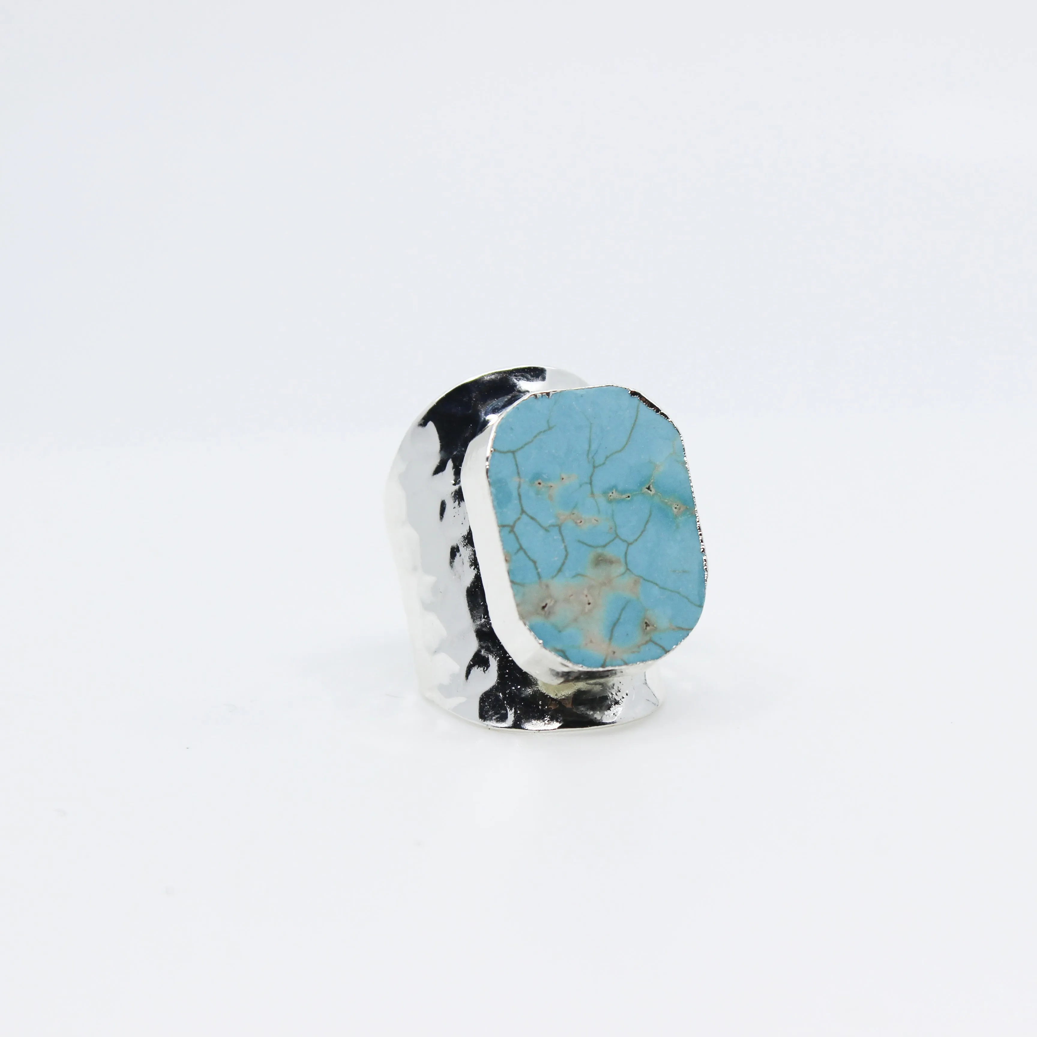 Stand Tall // Turquoise Statement Ring, Gold or Silver, Boho Jewelry, Modern Bohemian // BH-R007