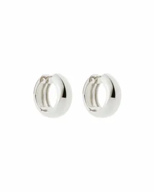 Sterling Silver Bold Small Hoops