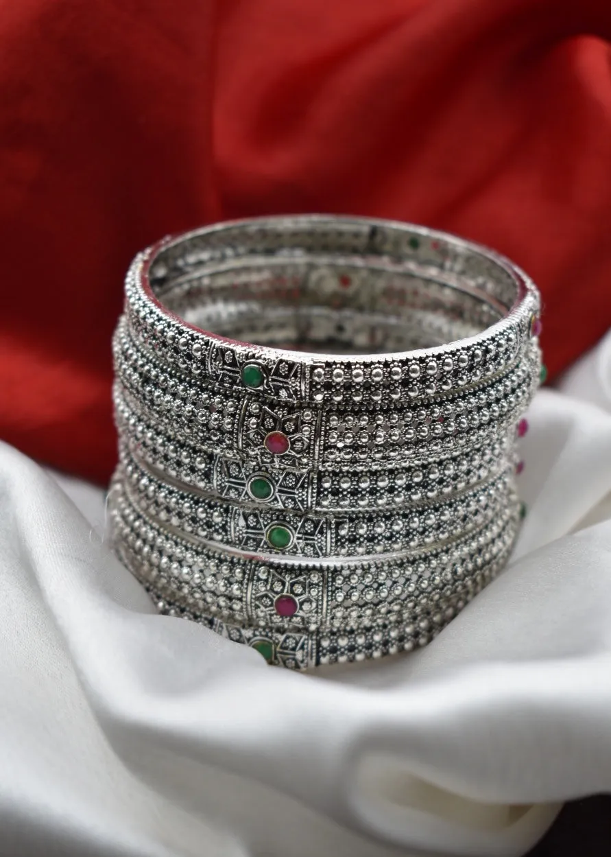 STUNNING DESIGNER OXIDISED BANGLES