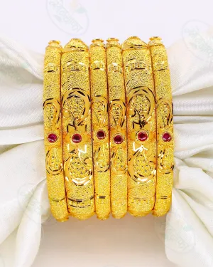 STUNNING GOLD PLATED BANGLES