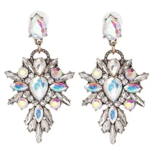 Swing from the Chandelier White Multi Earrings