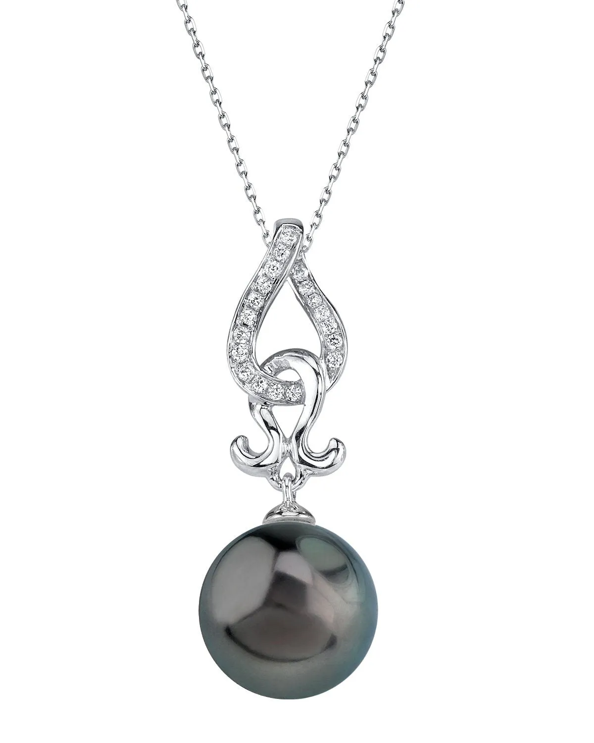 Tahitian South Sea Pearl & Diamond Judy Pendant