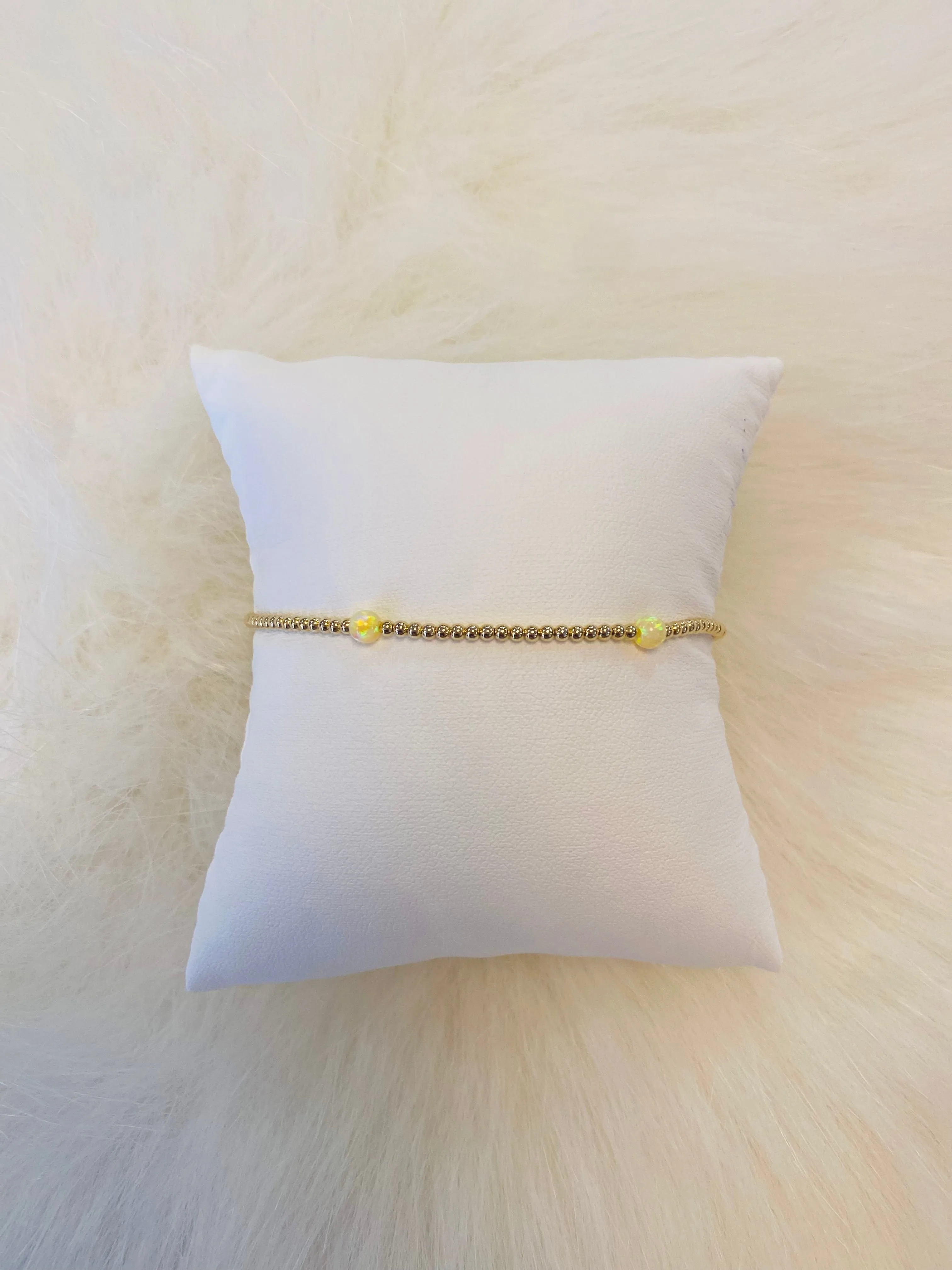 The Bolita Bracelet | By The Yard | Sunset | 2mm