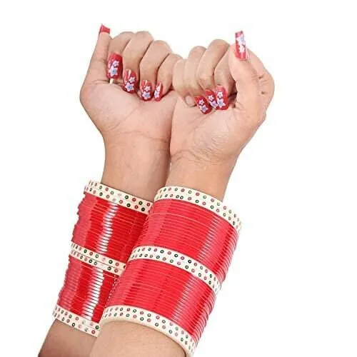 Traditional & Elegant Vivah Marriage Wedding Bridal tradition Chura, Chuda Bangles for Bridal