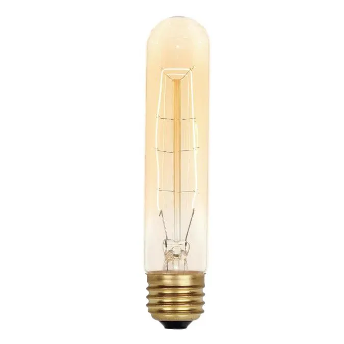 Westinghouse 0411800 60 Watt Incandescent T9 Decorative Amber - 2450 Kelvin - 230 Lumens - E26-Medium Base - 120 Volt - Card