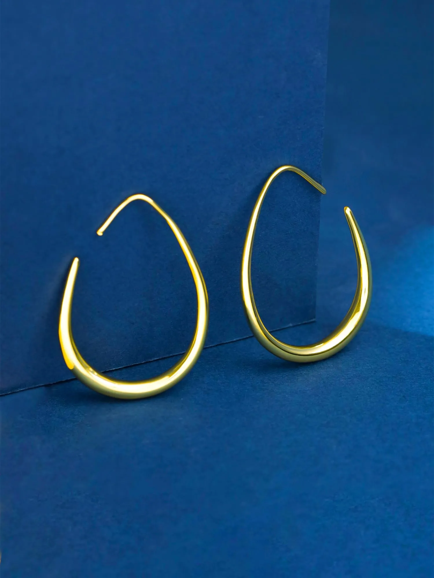 Yellow Chimes Hoop Earrings for Women | Fashion Golden Women Earrings | Gold Plated Big Hoops Earrings for Girls | Birthday Gift for Girls Anniversary Gift for Women